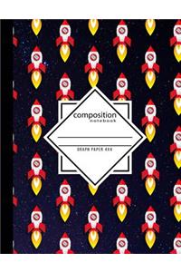 Composition Notebook Graph Paper 4x4