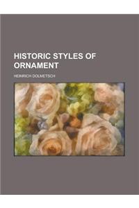 Historic Styles of Ornament