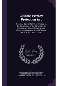 Citizens Privacy Protection Act