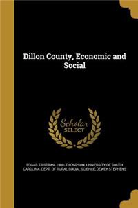 Dillon County, Economic and Social