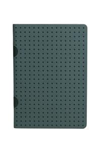 Grey on Black / Grey on Black (set of two) B7 Unlined Notebooks
