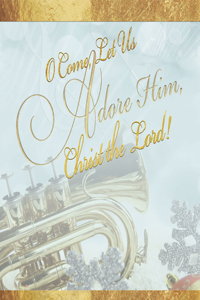 Adore Music Christmas Bulletin, Large (Pkg of 50)