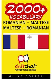 2000+ Romanian - Maltese Maltese - Romanian Vocabulary