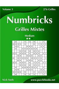 Numbricks Grilles Mixtes - Medium - Volume 3 - 276 Grilles