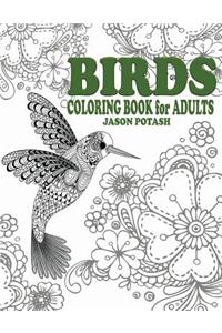 Birds Coloring Book For Adults