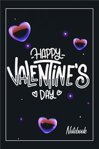 Happy Valentine's Day Notebook Journal Gift for lovers