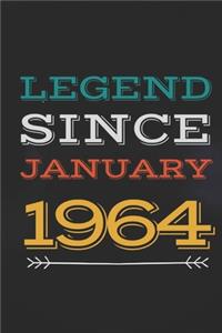 Legend Since January 1964 - Gift for a legend born in January