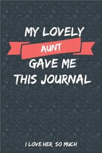 My Lovely Aunt Gave Me This Journal I love her So much