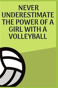 Never Underestimate the Power of a Girl with a Volleyball