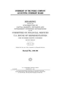 Oversight of the Public Company Accounting Oversight Board