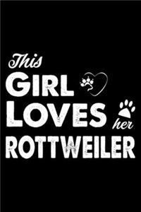 This Girl Loves Her Rottweiler