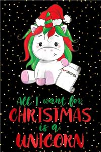 All I want for Christmas is a Unicorn