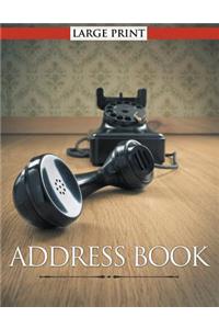 Address Book Large Print
