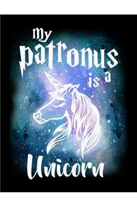 My Patronus Is A Unicorn: Diary For Dreamers, Notebook To Record Dreams, Guided Dream Journal Log Book For Unicorn Lovers, Horse Girls, Riding Enthusiasts And Magic Wizard Fa