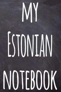 My Estonian Notebook