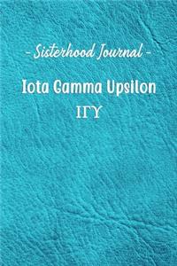 Sisterhood Journal Iota Gamma Upsilon