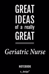 Notebook for Geriatric Nurses / Geriatric Nurse