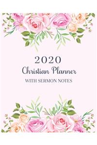 2020 Christian Planner with Sermon notes