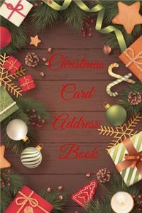 Christmas Card Address Book