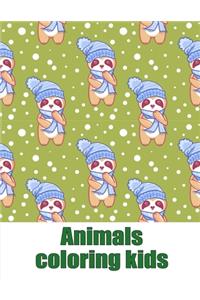 Animals coloring kids
