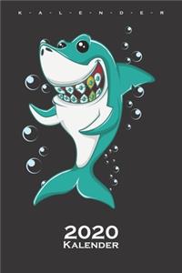 Hai mit Zahnspange Kalender 2020