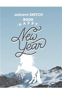 sketchbook gift unicorn