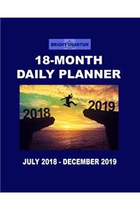 Bright Quantum 18-Month Daily Planner
