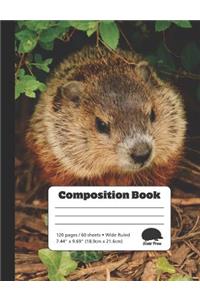 Serious Groundhog - Composition Book