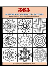365 Blank Mandala Templates & Patterns