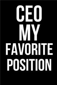 CEO My Favorite Position