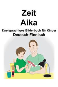 Deutsch-Finnisch Zeit/Aika Zweisprachiges Bilderbuch für Kinder