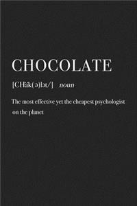 Chocolate the Most Effective Yet the Cheapest Psychologist on the Planet