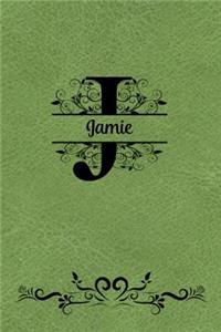 Split Letter Personalized Name Journal - Jamie