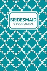 Bridesmaid Checklist Journal
