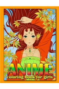 Anime Coloring Book for Girls