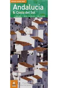 Rough Guide Map Andalucia and the Costa del Sol