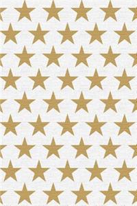 Elegant Gold Stars Journal