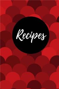 Recipes (Blank Page Recipe Journal)