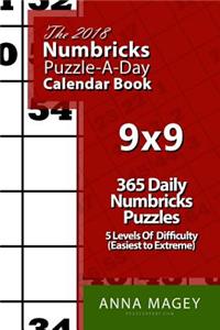 The 2018 Numbricks 9x9 Puzzle-A-Day Calendar Book