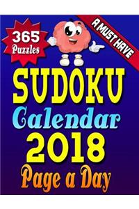 Sudoku Calendar 2018 Page a Day