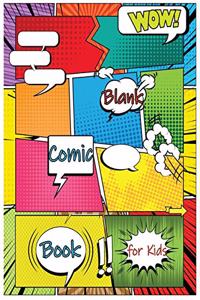 Blank Comic Book for Kids