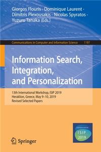 Information Search, Integration, and Personalization