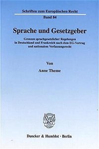 Sprache Und Gesetzgeber