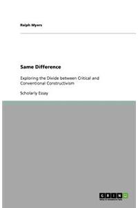 Same Difference