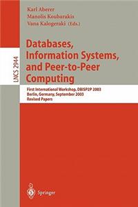 Databases, Information Systems, and Peer-To-Peer Computing