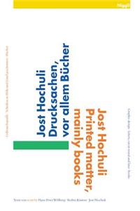 Printed matter, mainly books