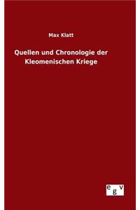 Quellen und Chronologie der Kleomenischen Kriege