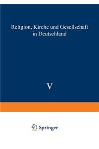 Religion, Kirche Und Gesellschaft in Deutschland
