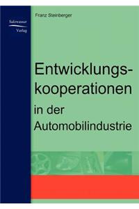 Entwicklungskooperationen in der Automobilindustrie