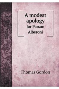 A modest apology for Parson Alberoni